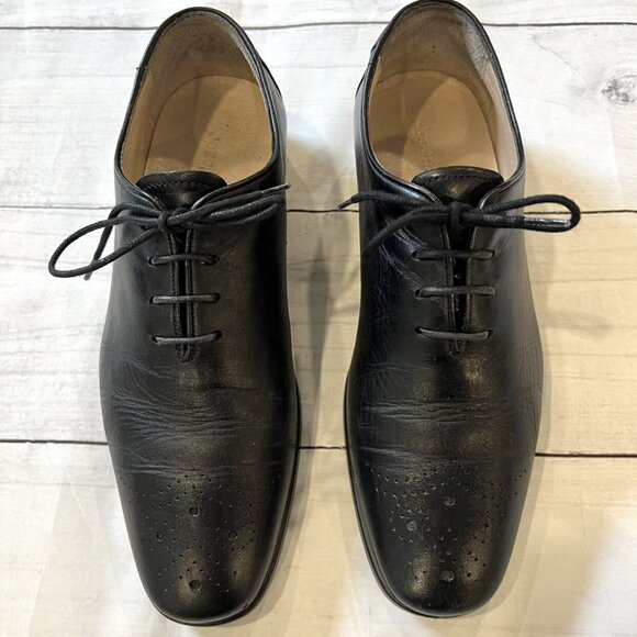 Joseph Danitti Black Leather Dress Shoes - Picture 5 of 10